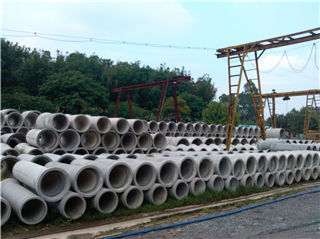 即將出廠的大頭水泥管